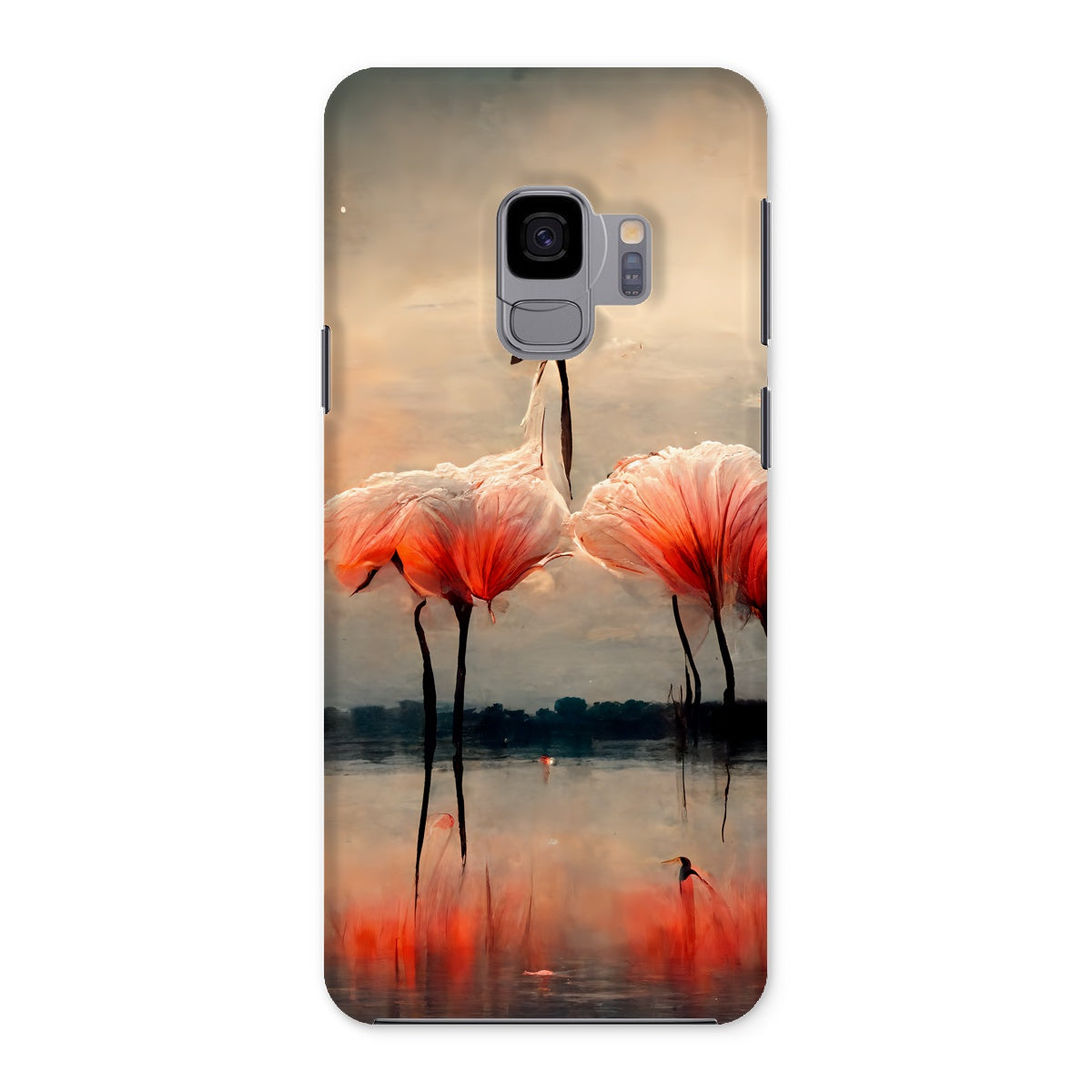 Flamingo Sunset Snap Phone Case