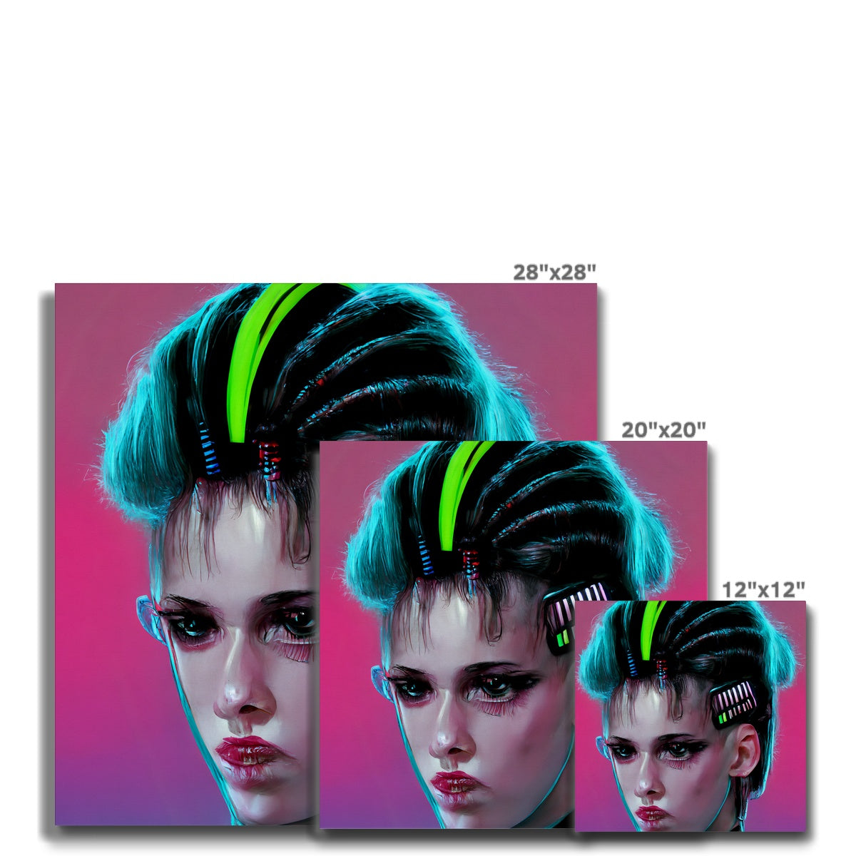 Comb Punk Canvas