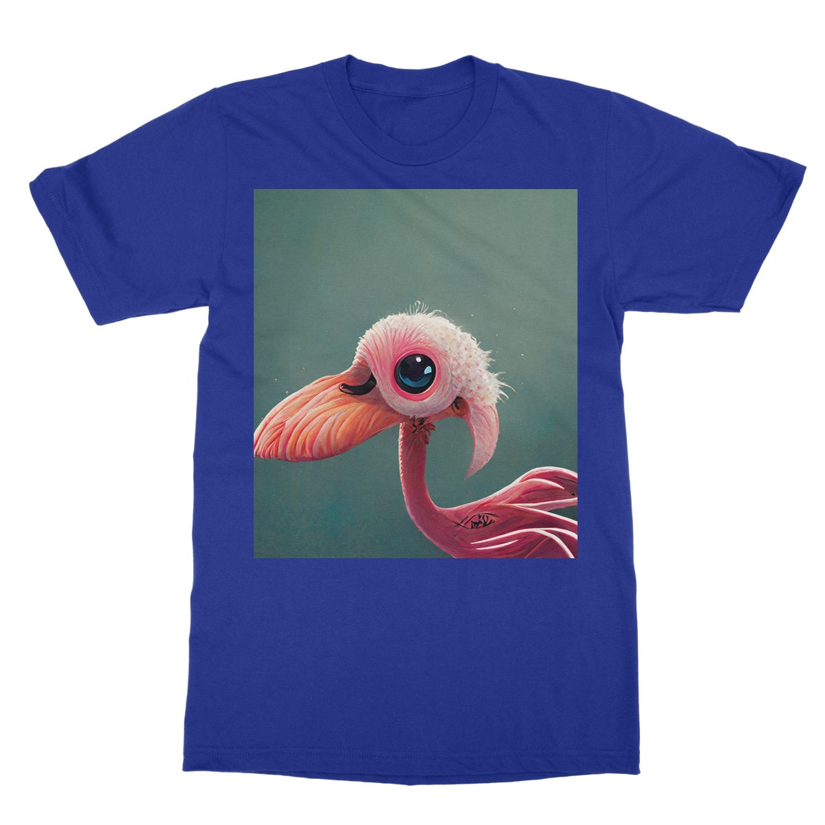 Baby Bird Flamingo Softstyle T-Shirt