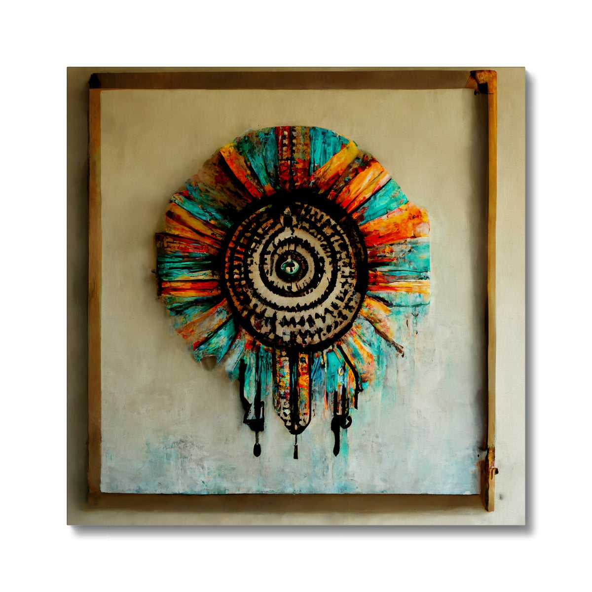 Boho Sungod Canvas