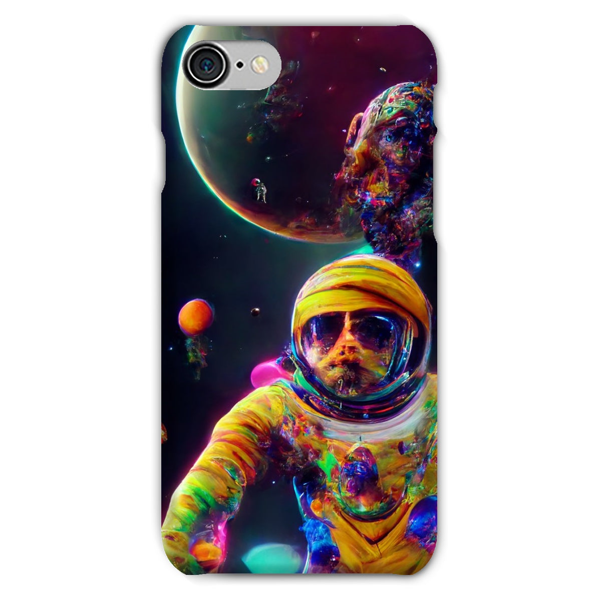 Psychedelic Astronaut in Space Snap Phone Case