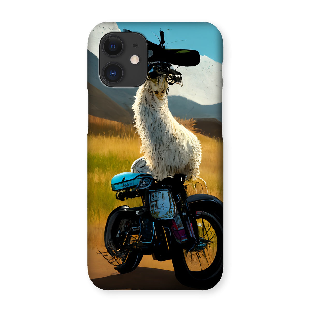 Llama on a Bike Snap Phone Case