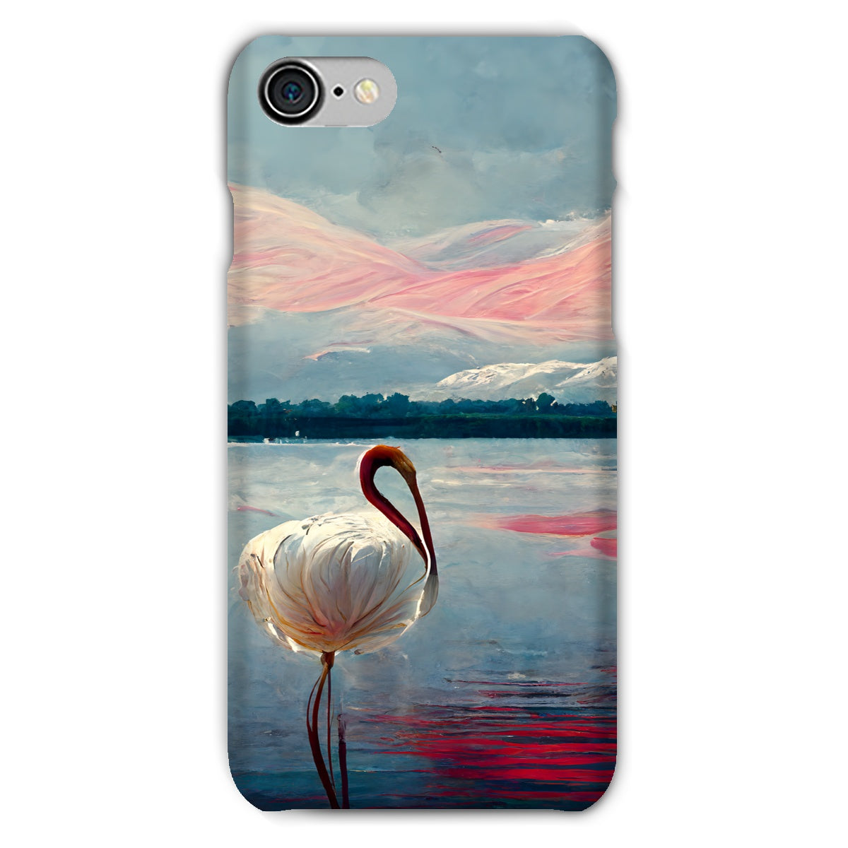 Flamingo Mountains Snap Phone Case