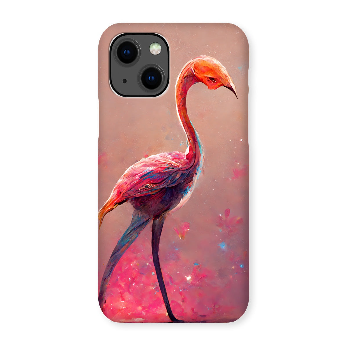 Flamingo Standing Alone Snap Phone Case