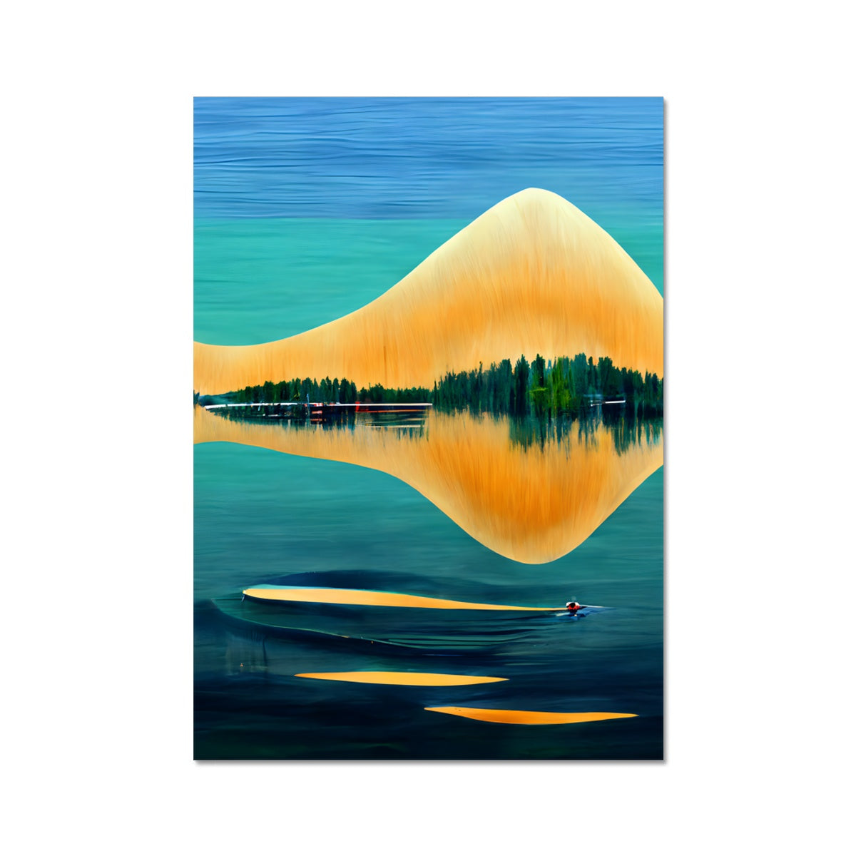 Rebounding in Symmetry Fine Art Print