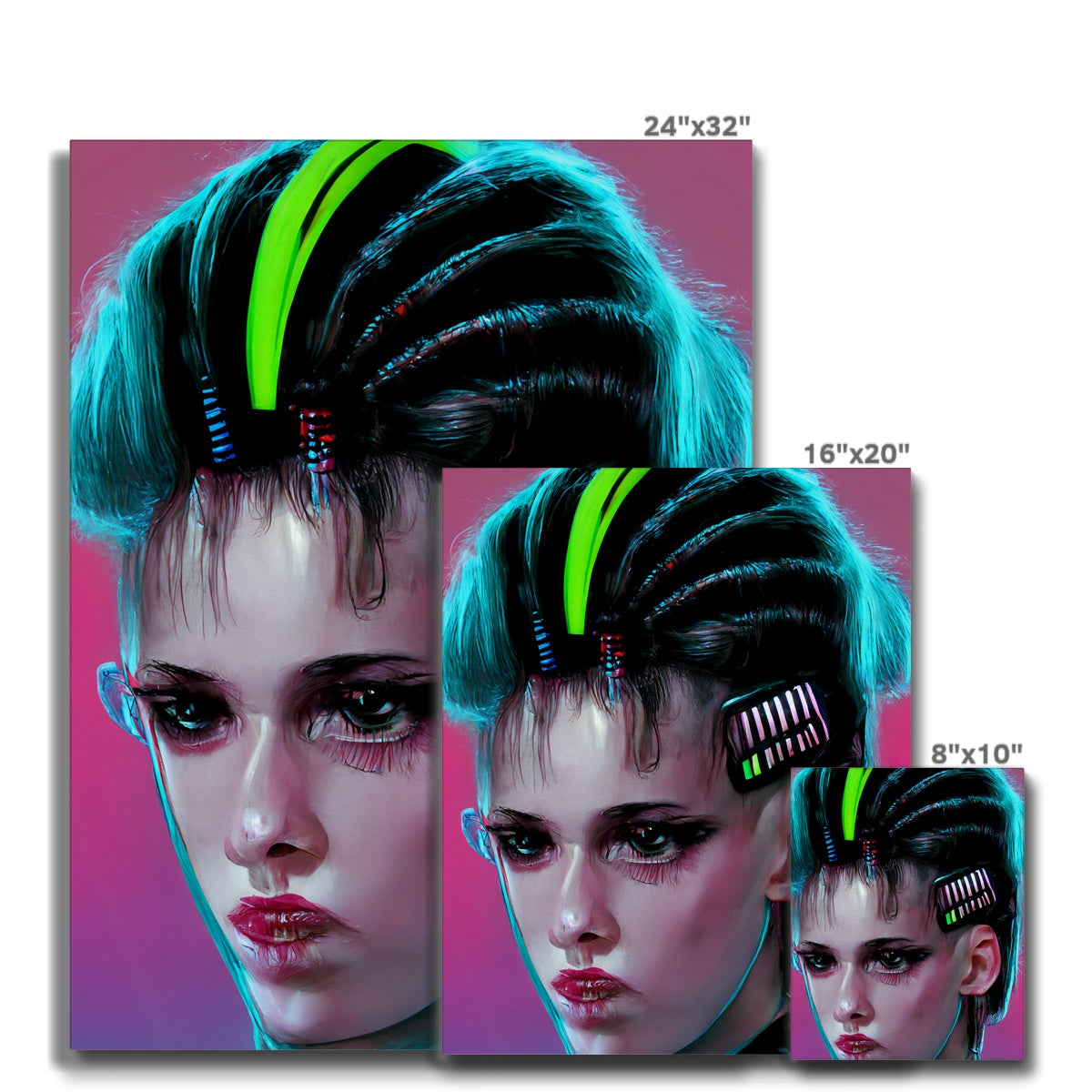 Comb Punk Canvas