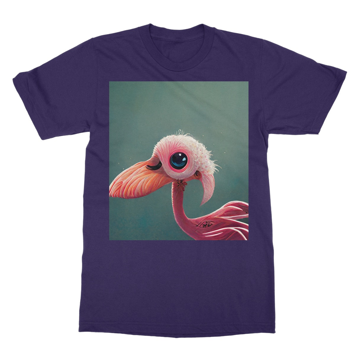 Baby Bird Flamingo Softstyle T-Shirt