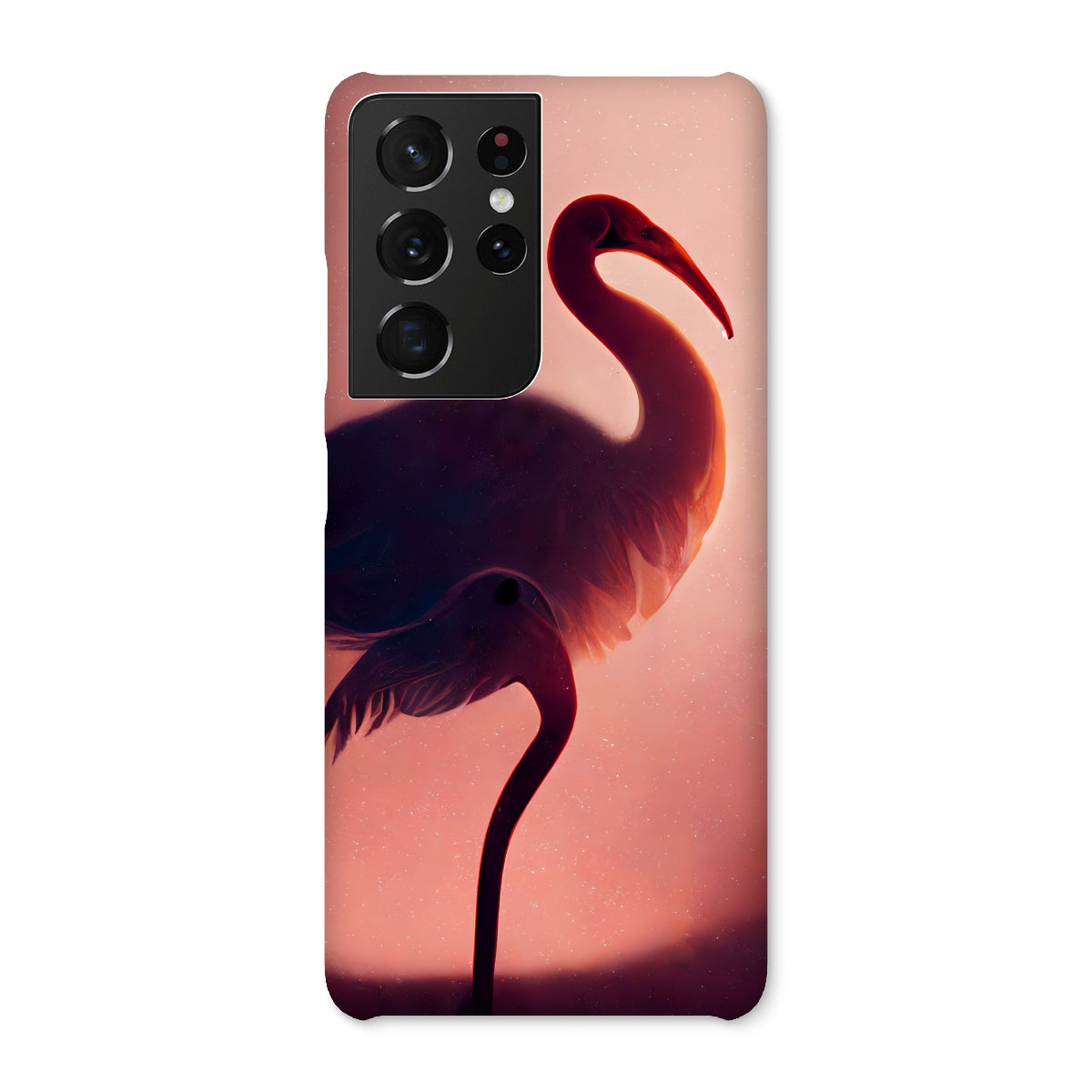 Flamingo Shadows Snap Phone Case