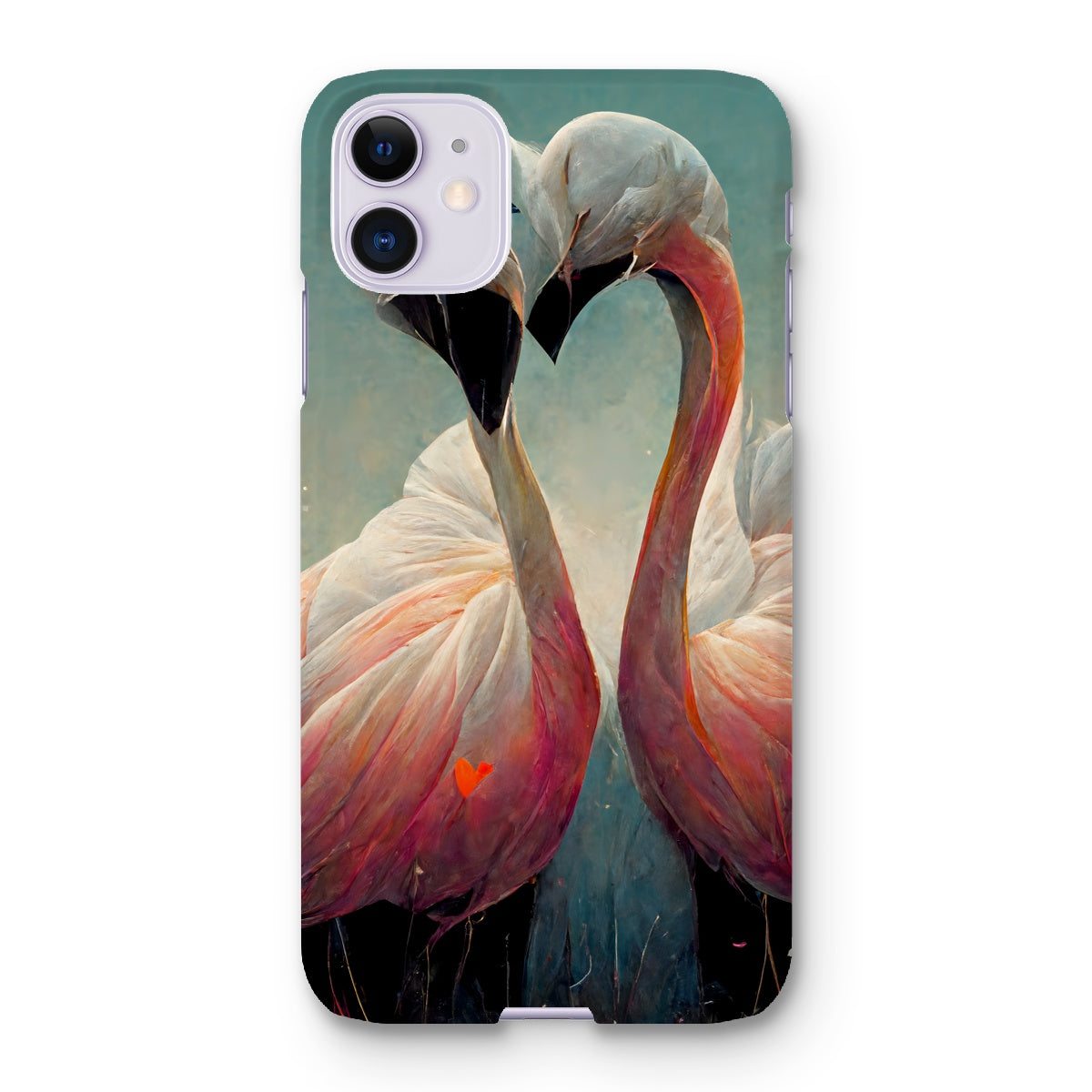 Flamingo Cuddles Snap Phone Case