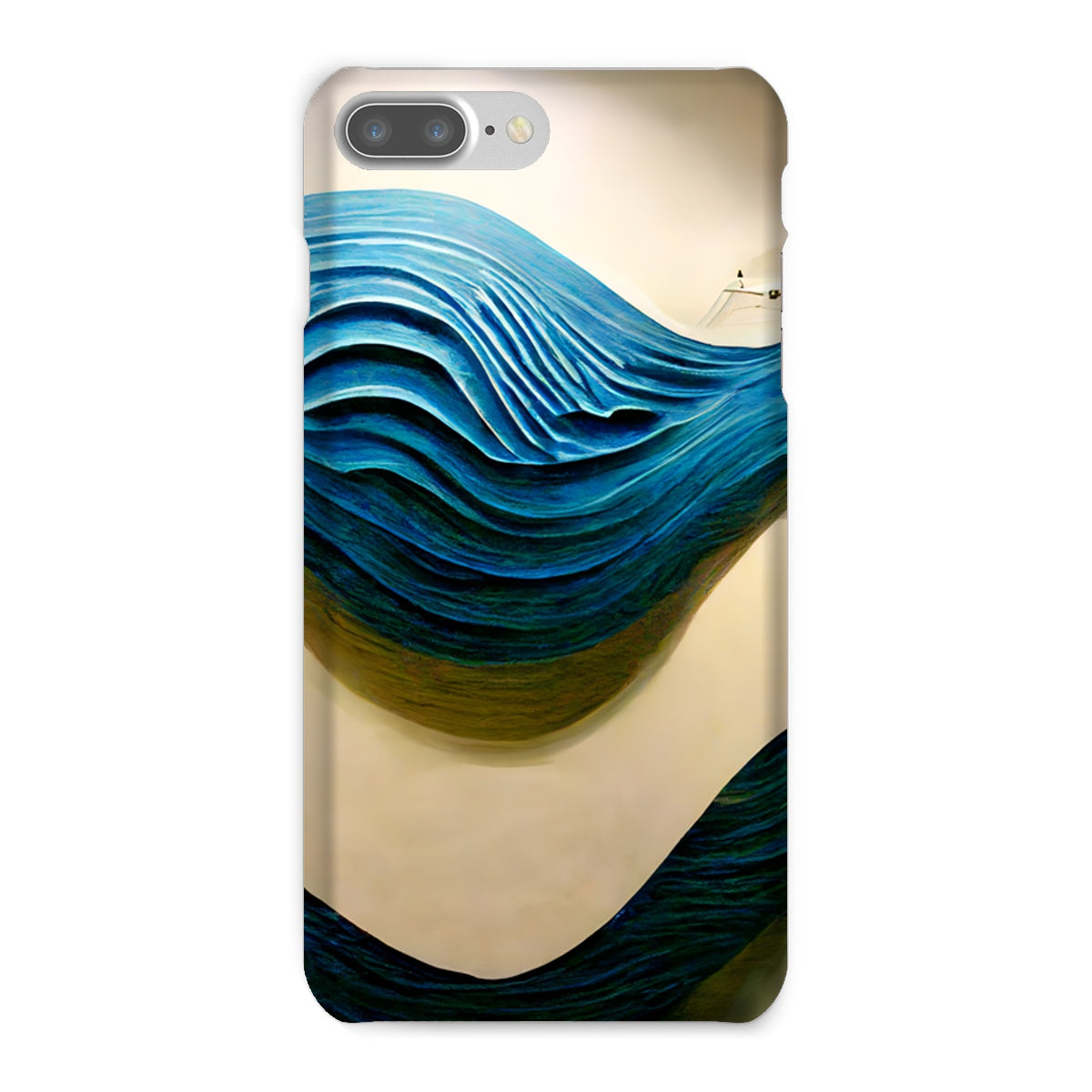 Blue Waves Snap Phone Case