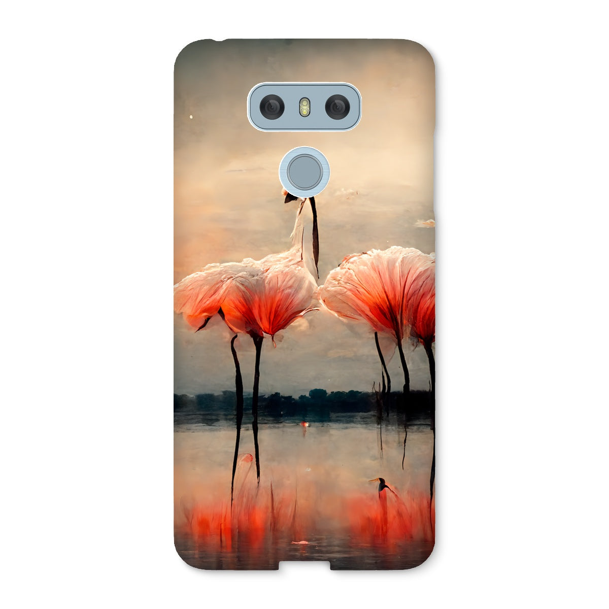 Flamingo Sunset Snap Phone Case