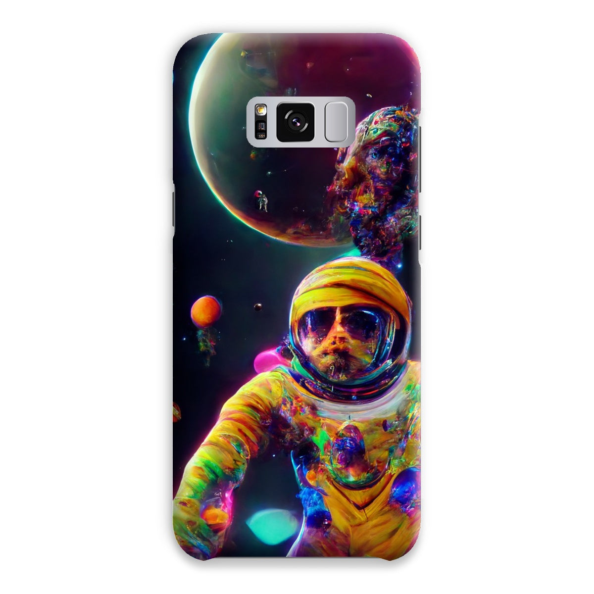 Psychedelic Astronaut in Space Snap Phone Case