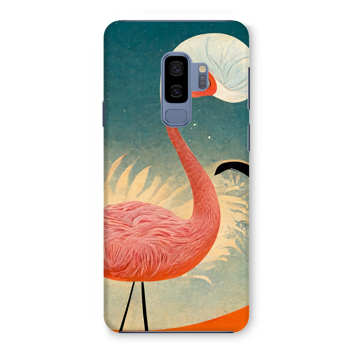 Flamingo Poster Style Snap Phone Case