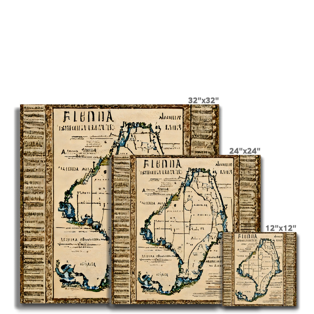 Florida Antiqua Canvas