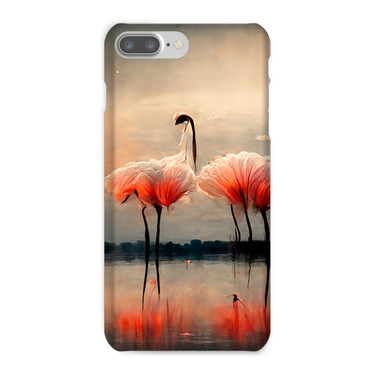 Flamingo Sunset Snap Phone Case