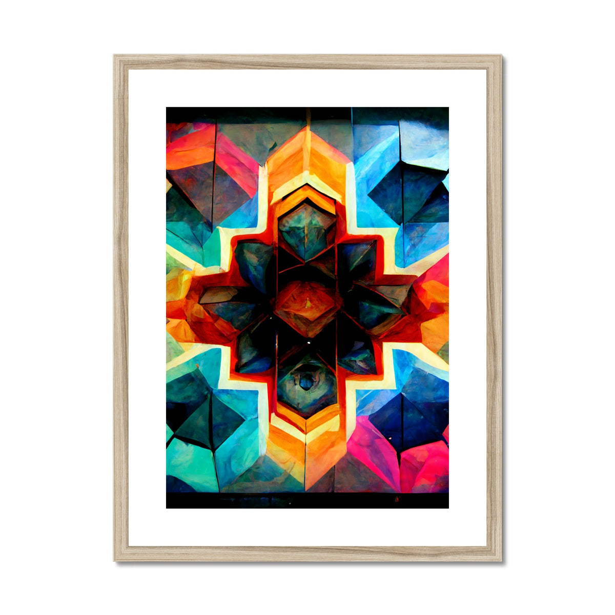 Kaleidoscope Waters Framed & Mounted Print