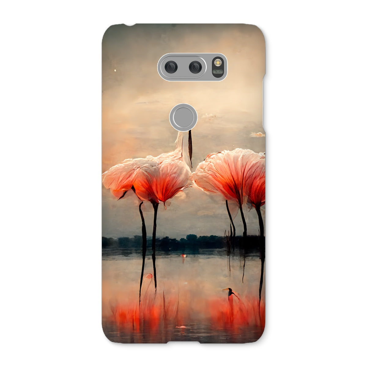 Flamingo Sunset Snap Phone Case