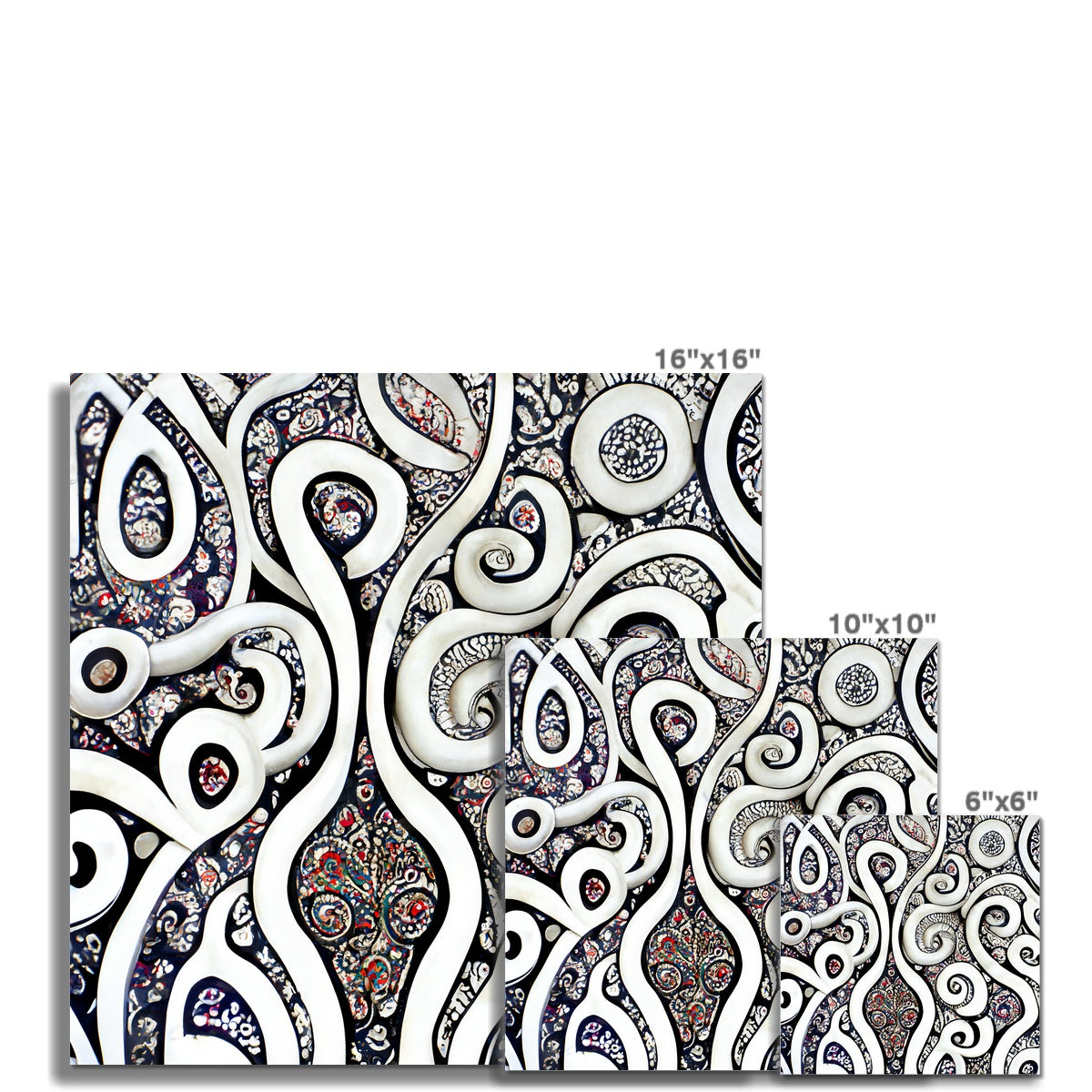 Paisley Swirls Fine Art Print