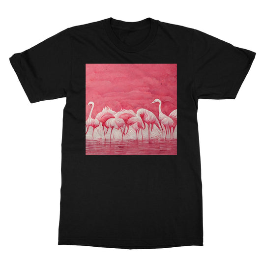 Flamingo Get Together Softstyle T-Shirt