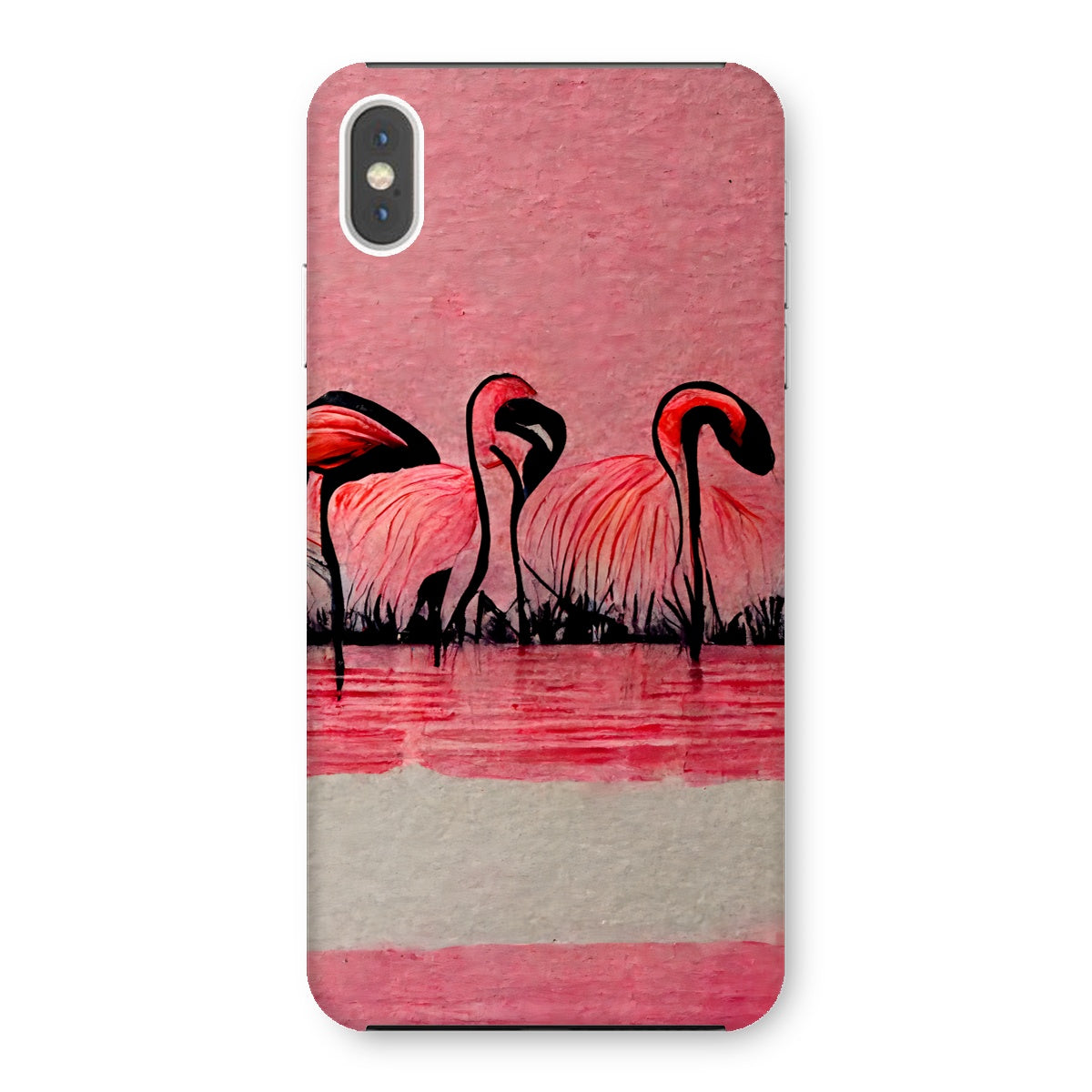 Flamingo Dinner Meetup Snap Phone Case