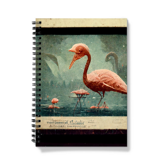 Flamingo Retro View Notebook