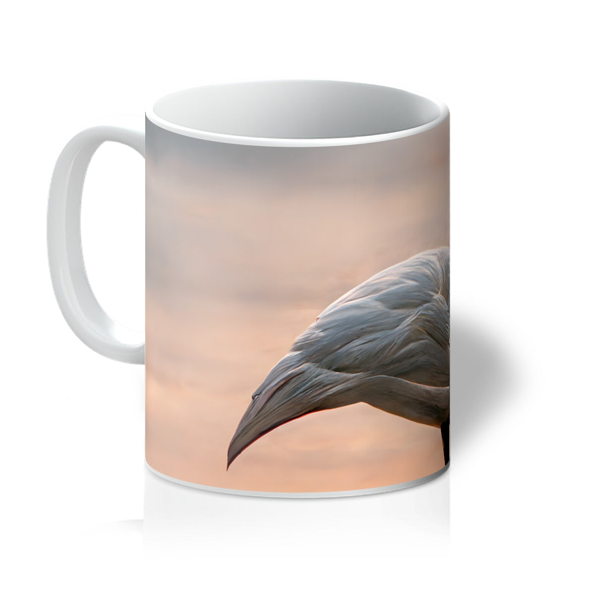 Flamingo White Alone Mug