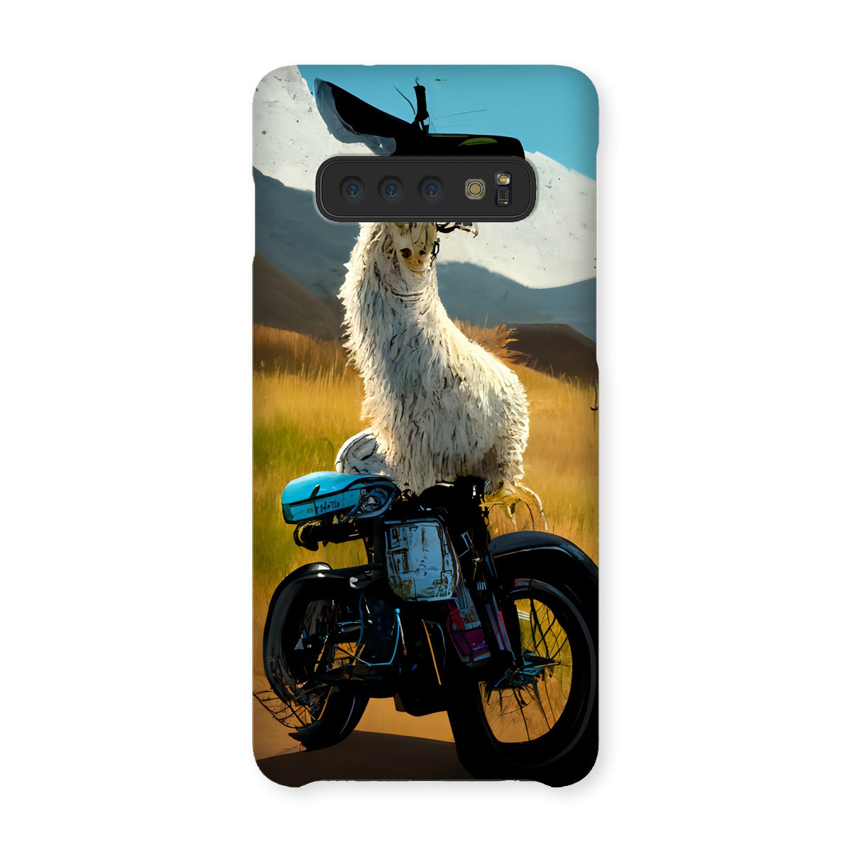 Llama on a Bike Snap Phone Case