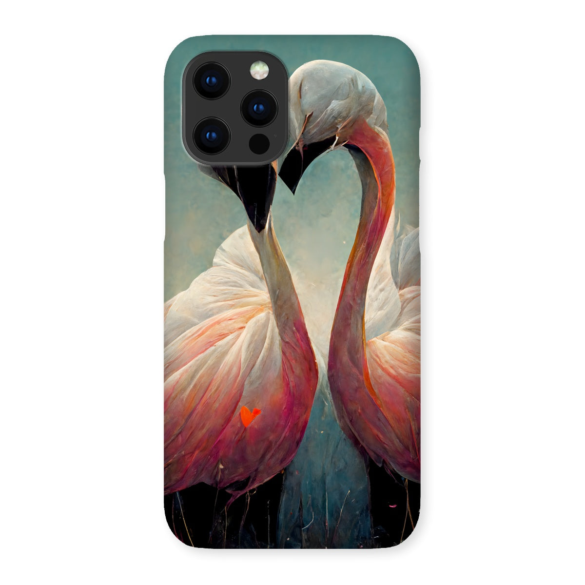 Flamingo Cuddles Snap Phone Case