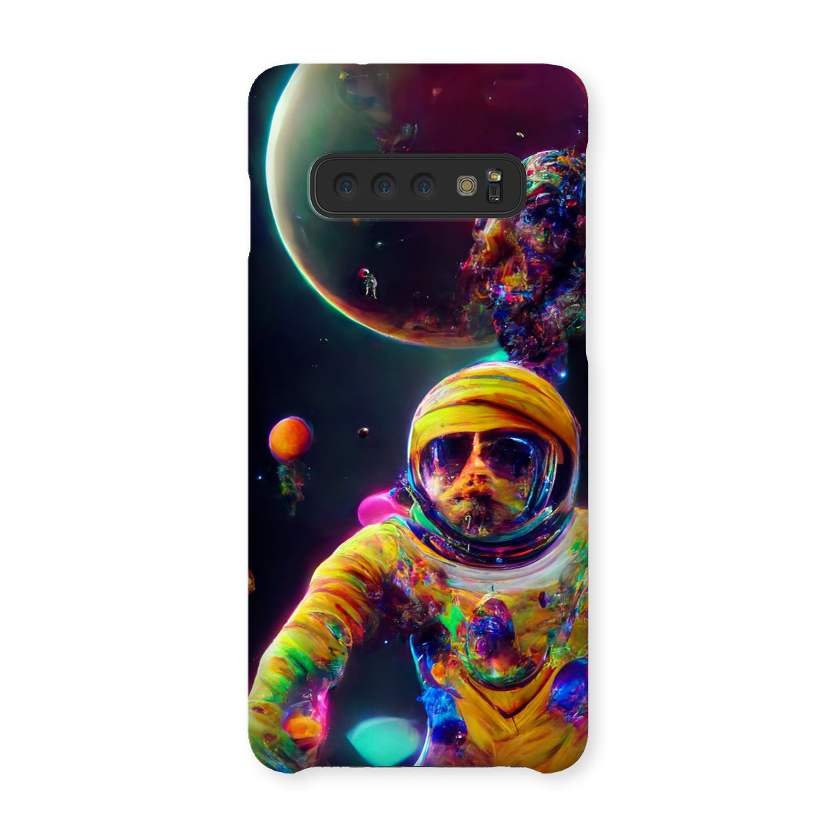 Psychedelic Astronaut in Space Snap Phone Case