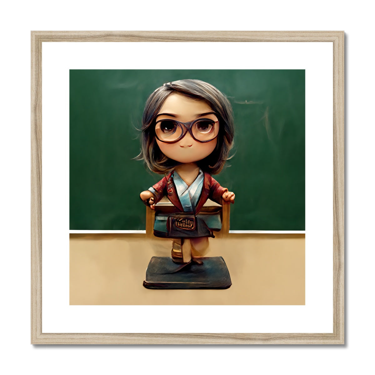 TeachMe Teacher Pop Framed & Mounted Print