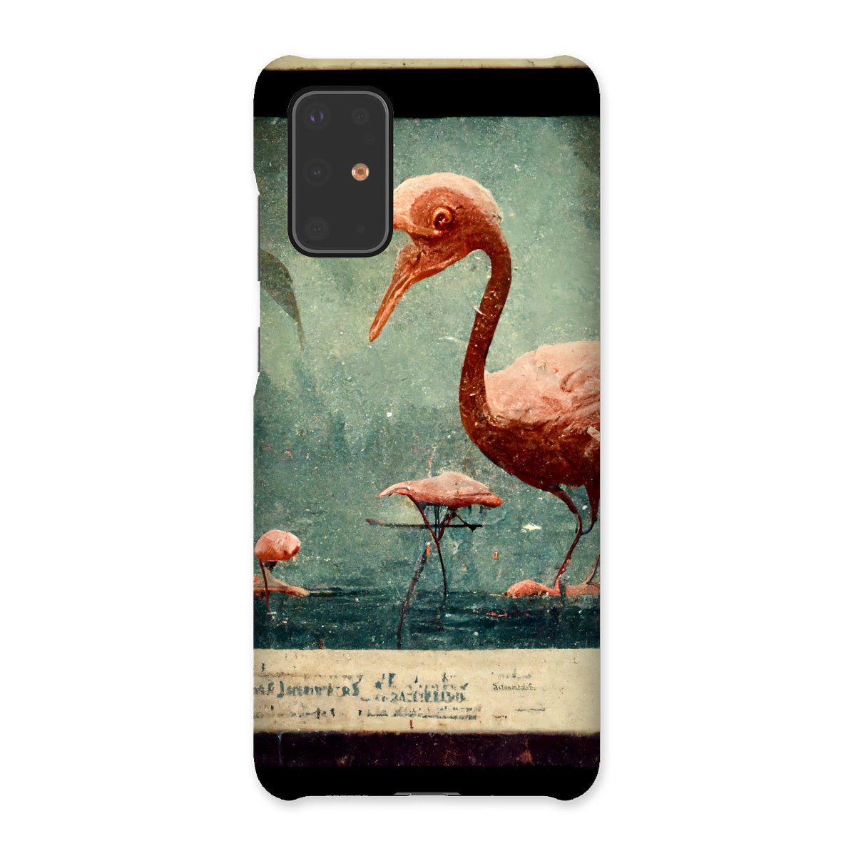 Flamingo Retro View Snap Phone Case