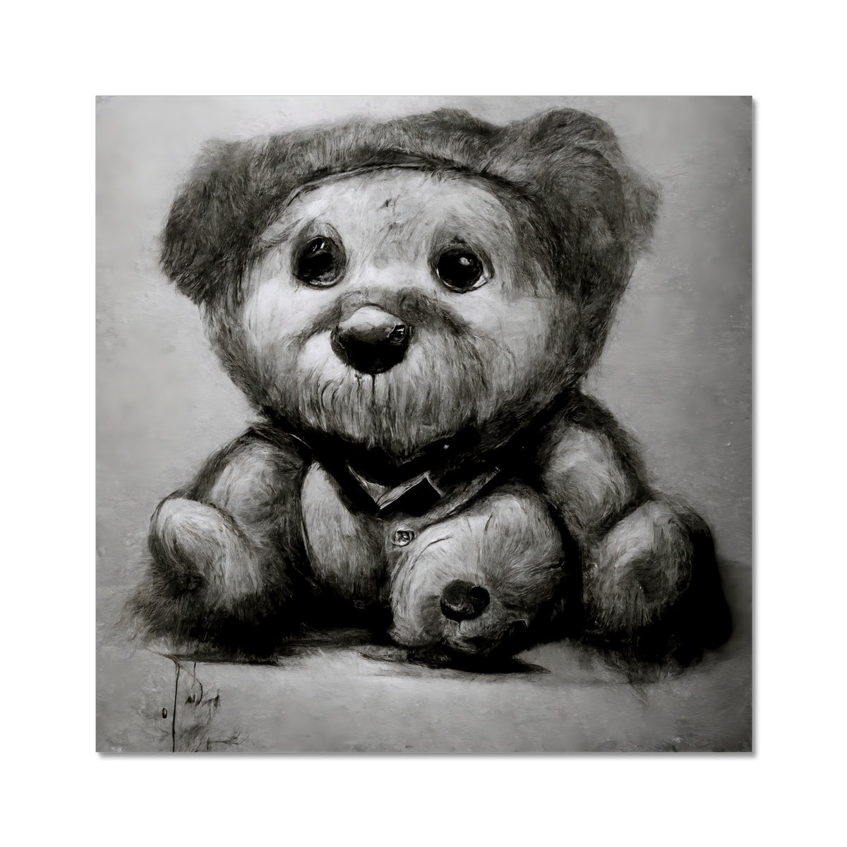 Pencil Teddy Fine Art Print