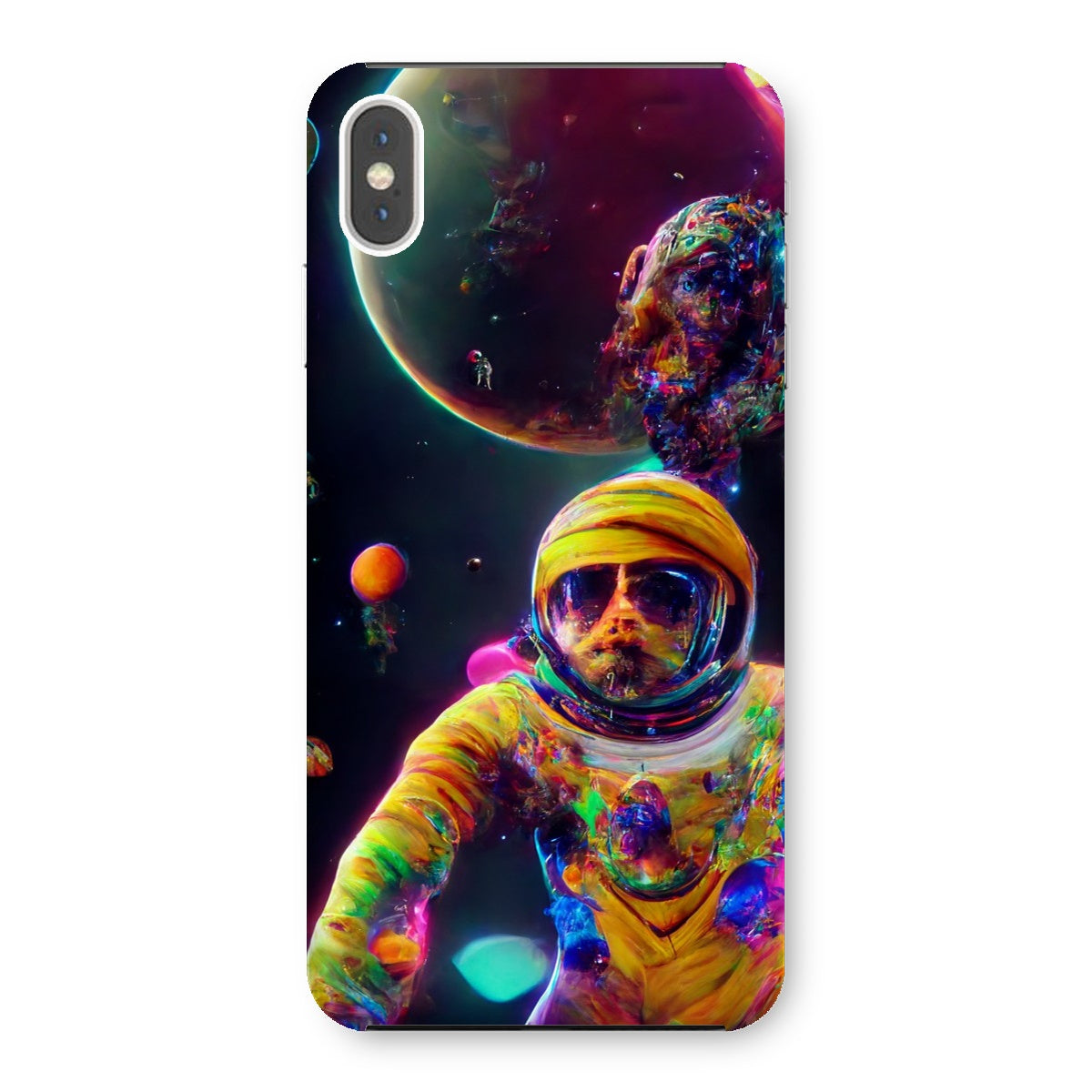 Psychedelic Astronaut in Space Snap Phone Case