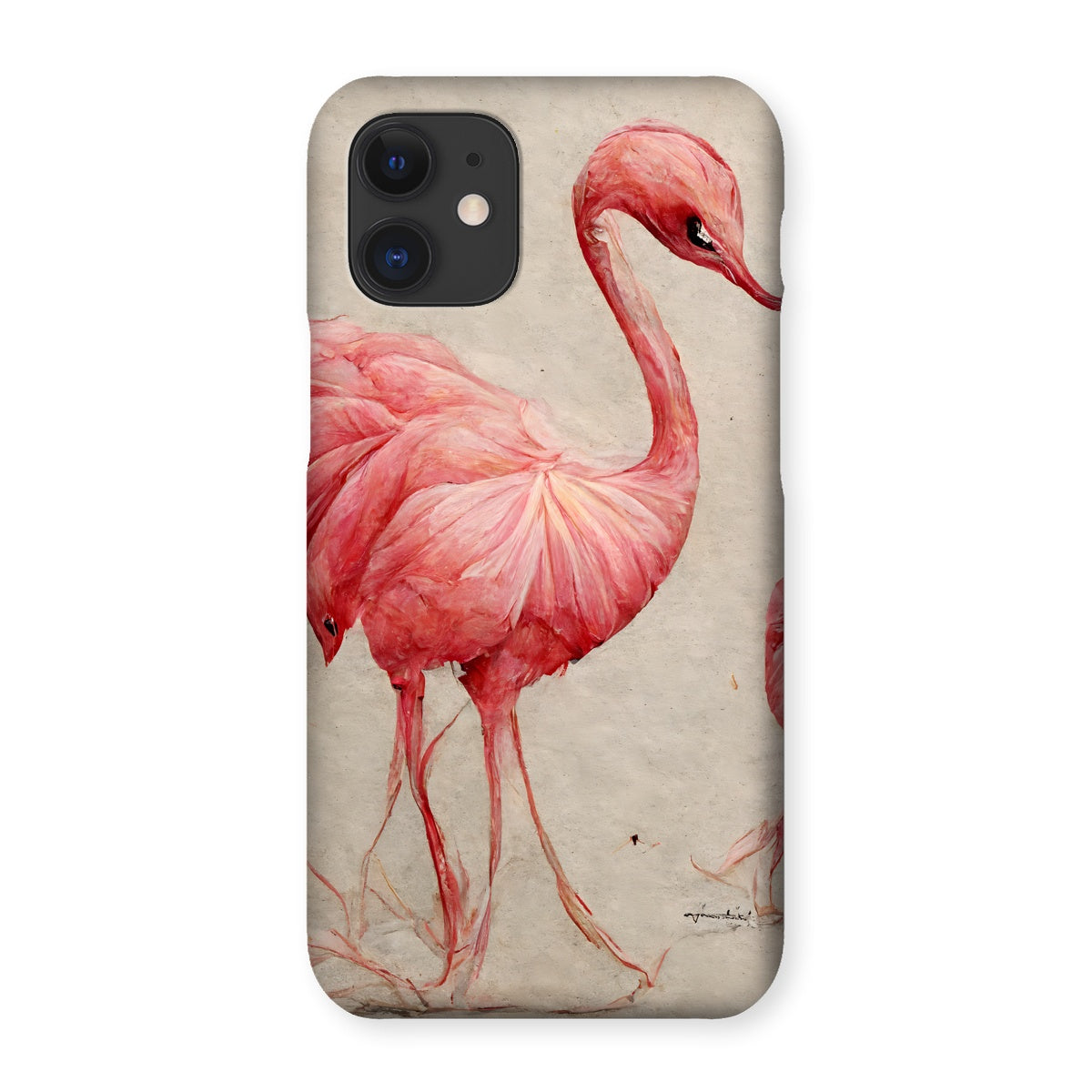 Flamingo Sketch Colors Snap Phone Case