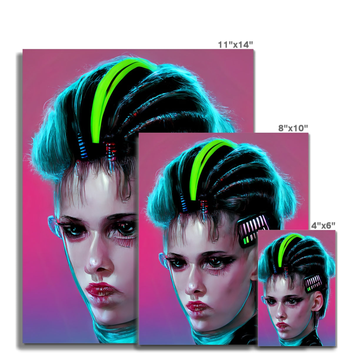 Comb Punk Fine Art Print