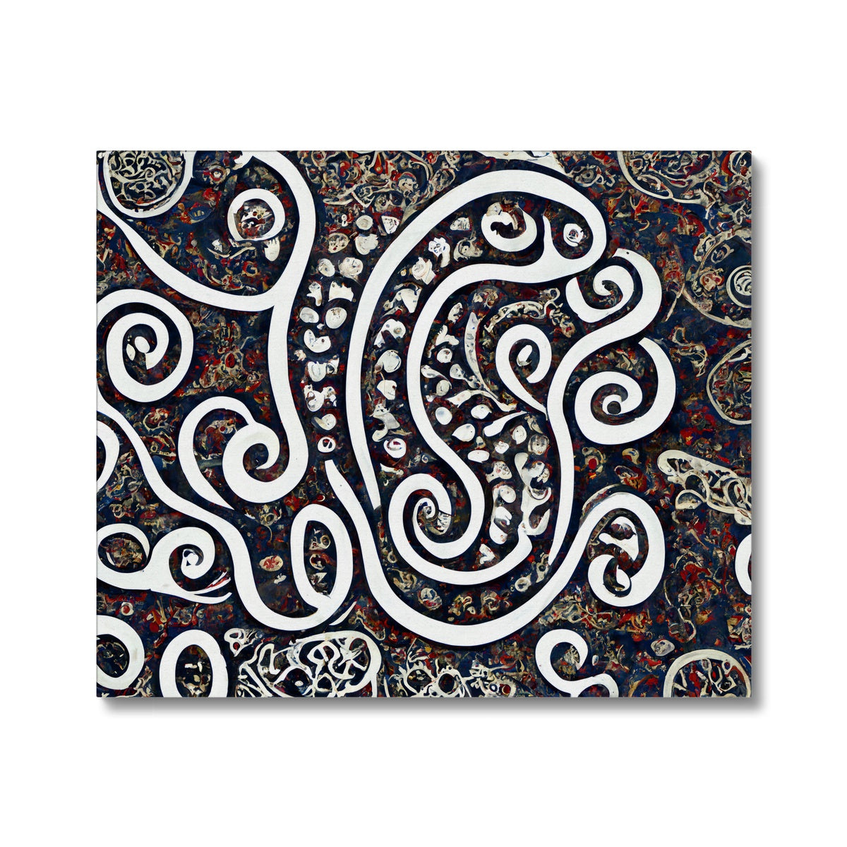 Swirling Paisley Canvas