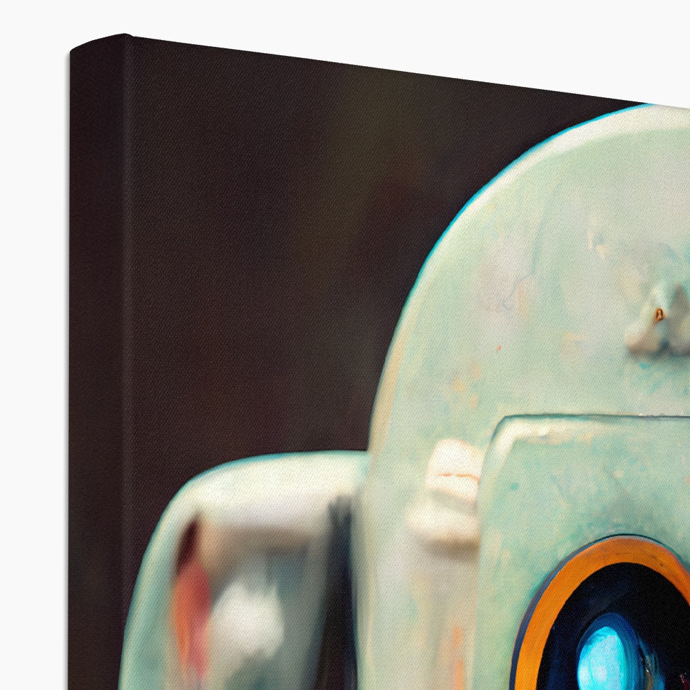 Puppy Bot Pop Canvas