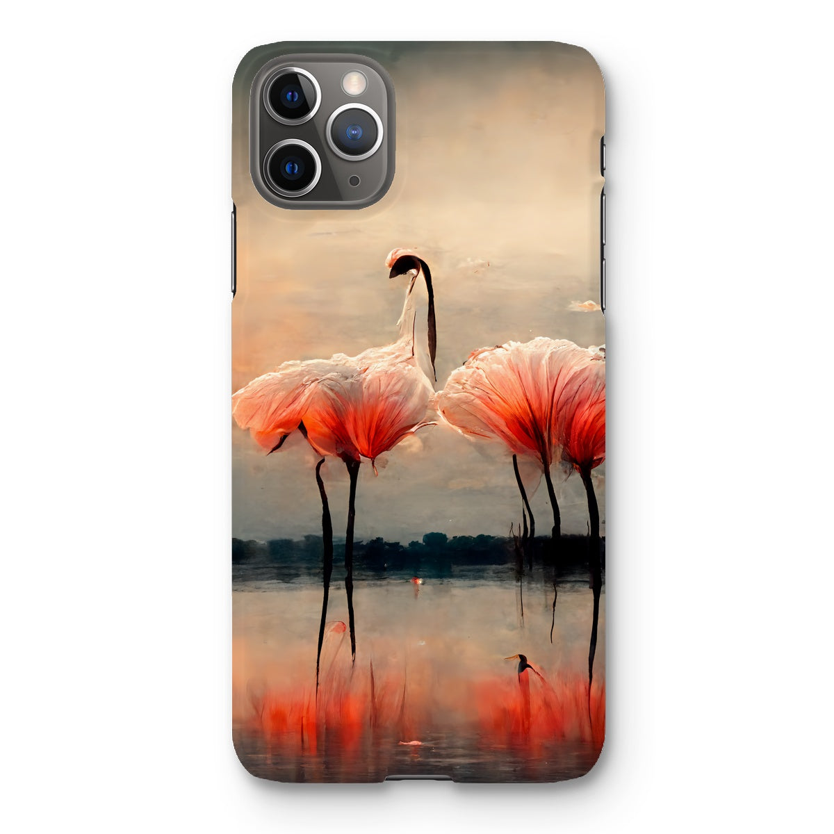 Flamingo Sunset Snap Phone Case