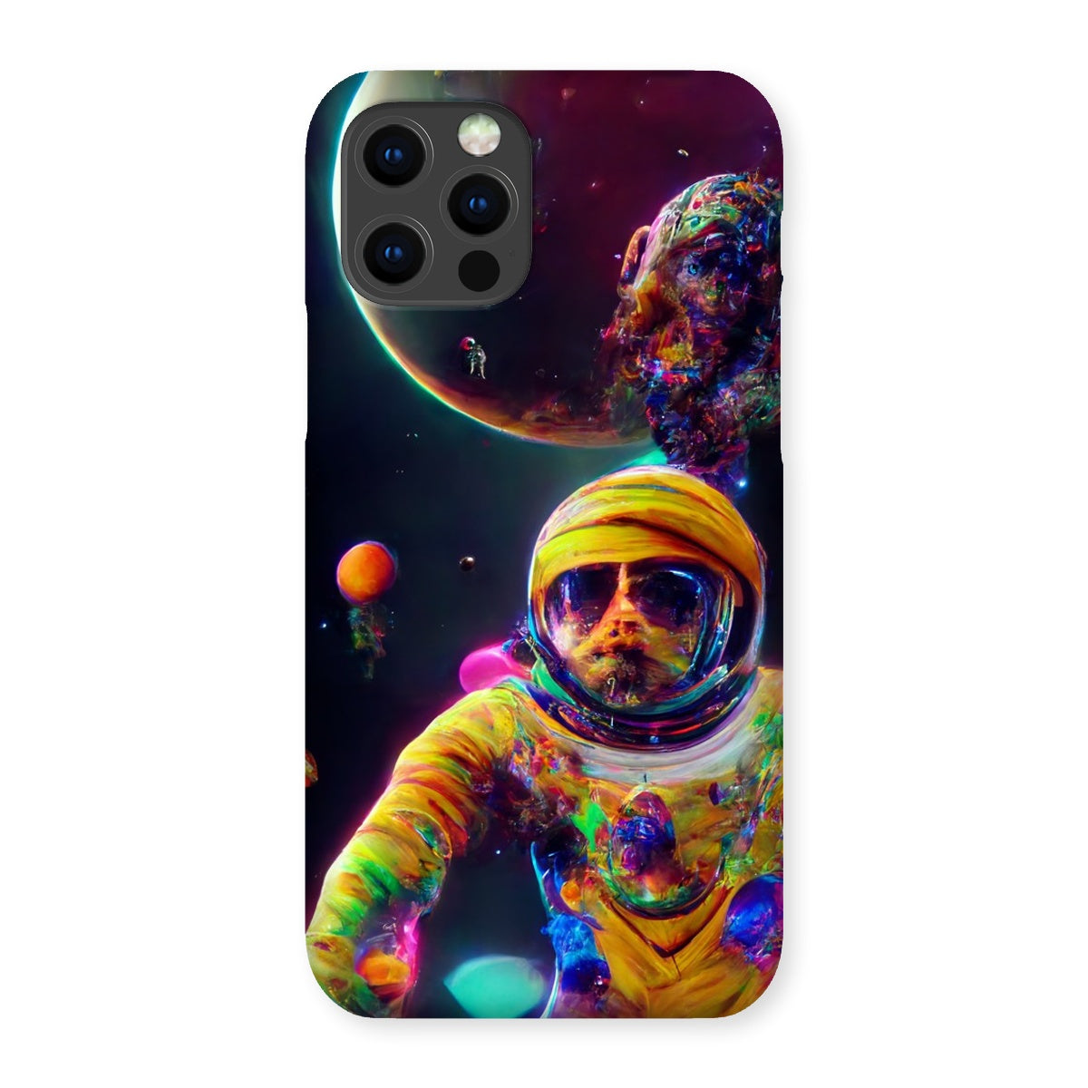 Psychedelic Astronaut in Space Snap Phone Case