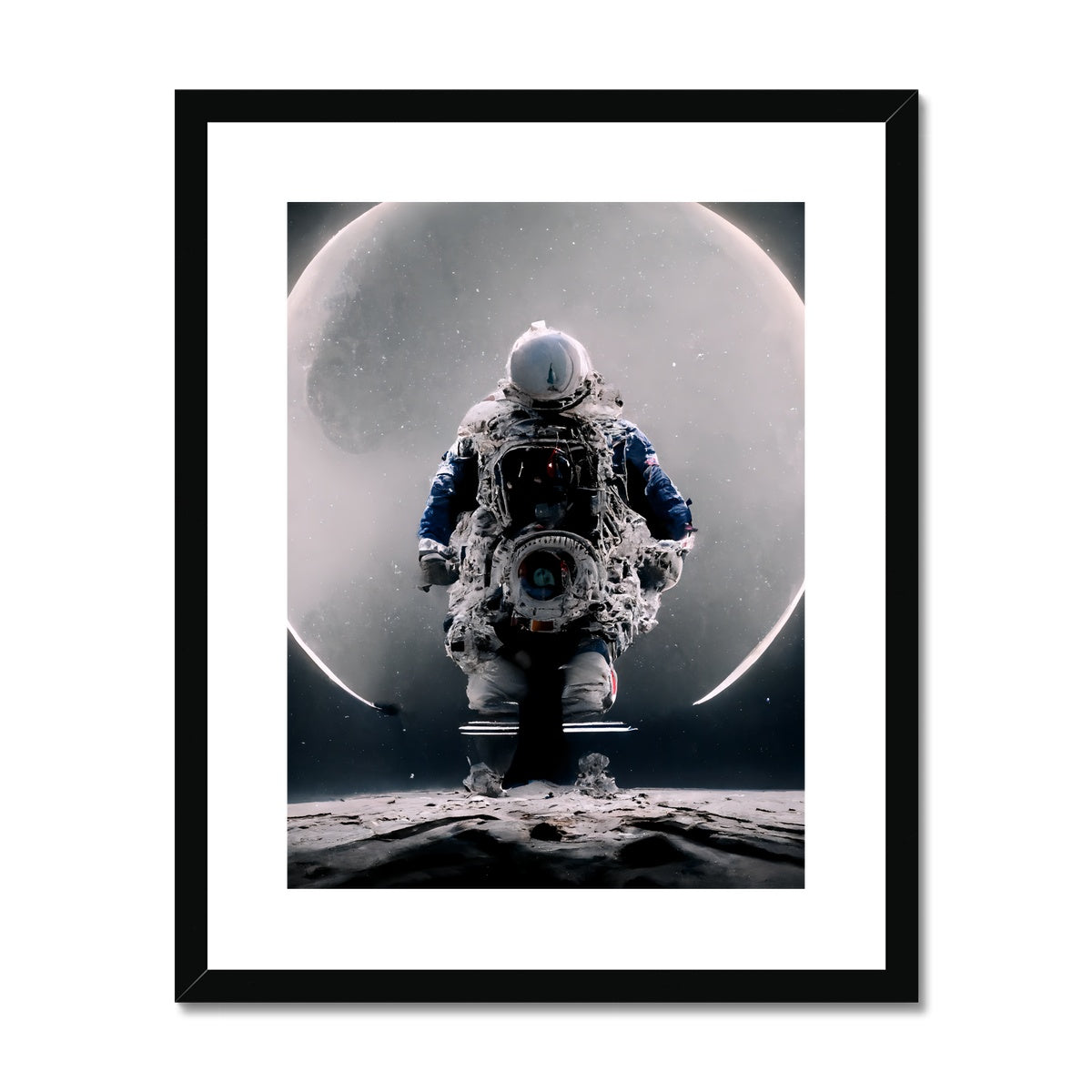 Moon Gazer Framed & Mounted Print