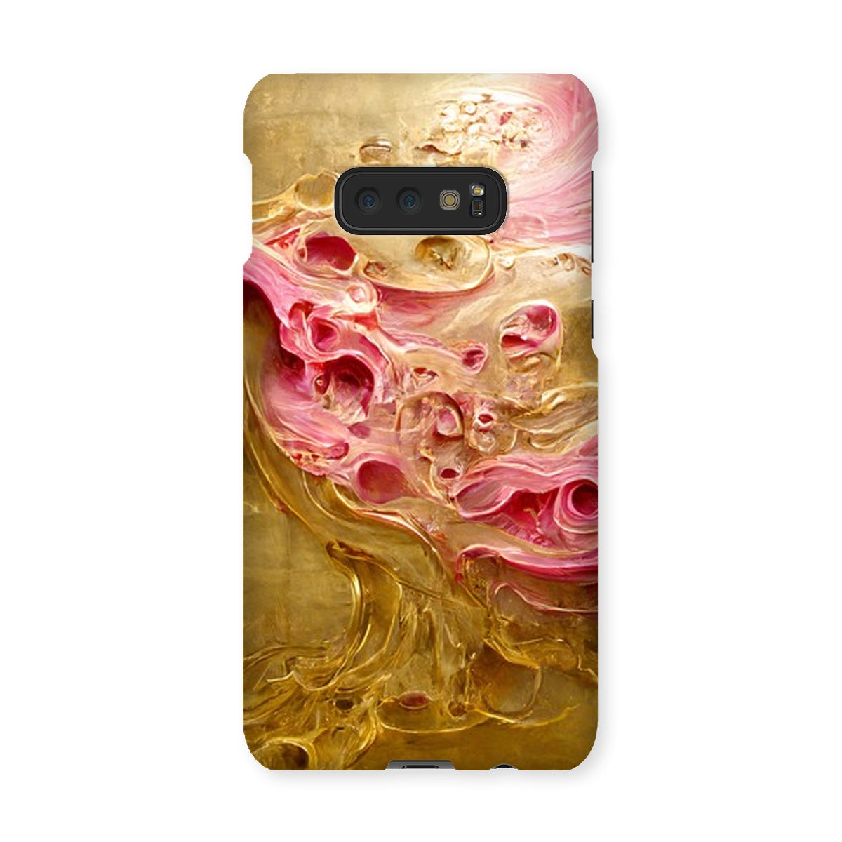 Swirls of Gold and Pinkk Snap Phone Case