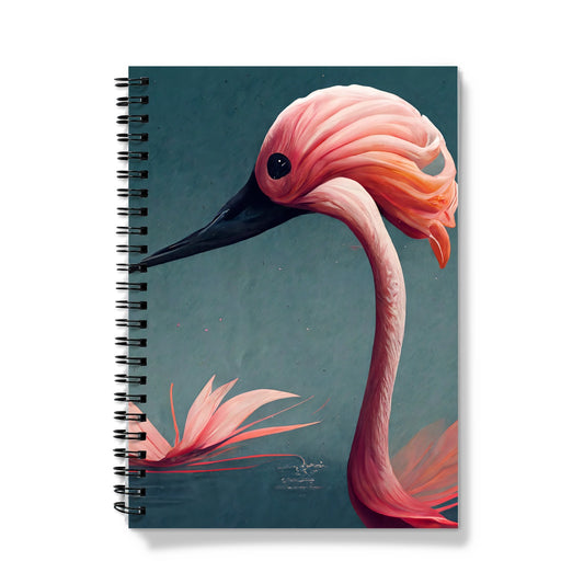 Flamingo Origami Notebook