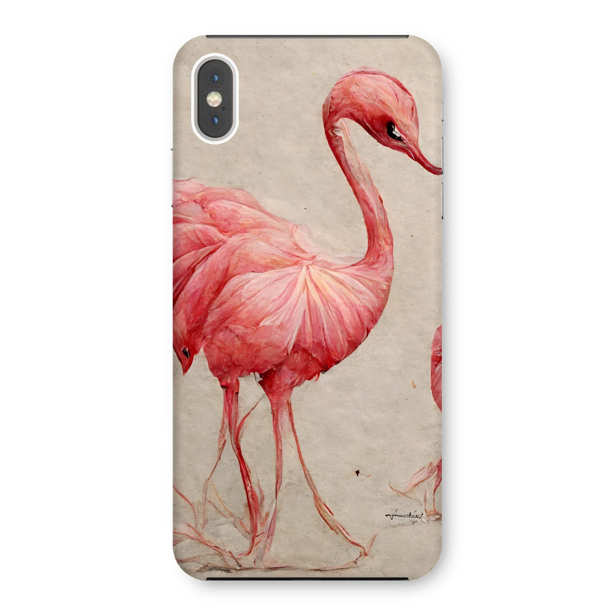 Flamingo Sketch Colors Snap Phone Case