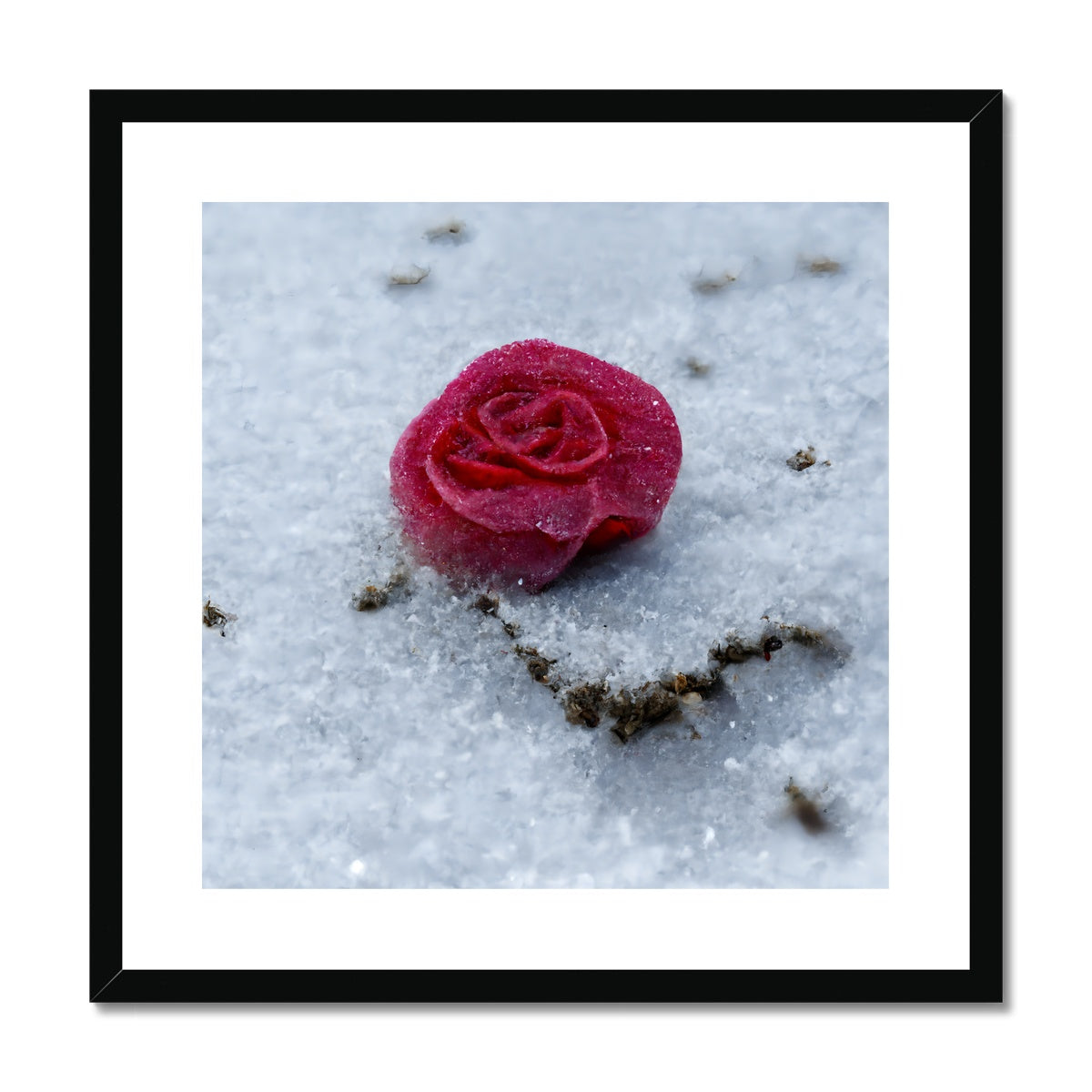 Frozen Love Framed & Mounted Print