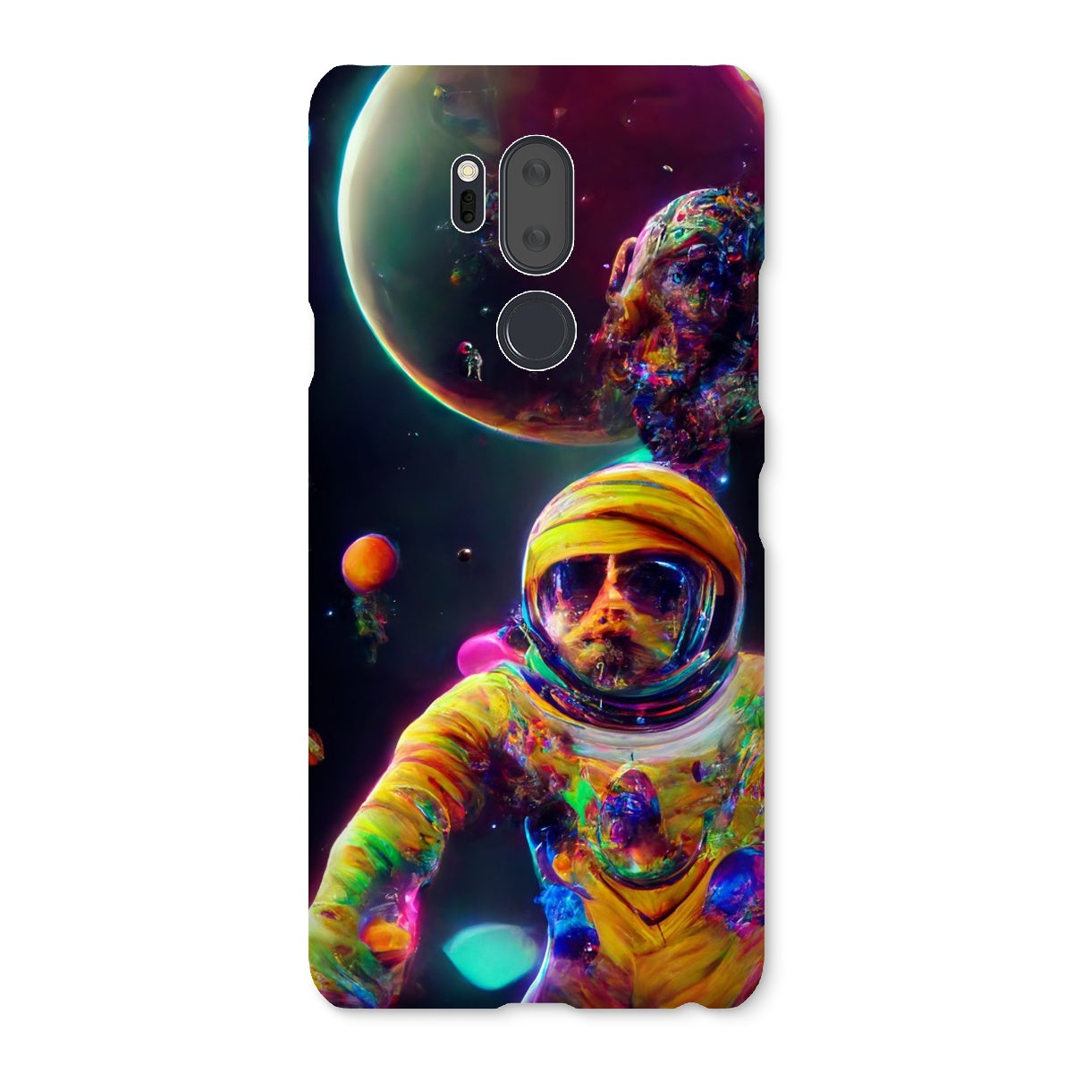 Psychedelic Astronaut in Space Snap Phone Case