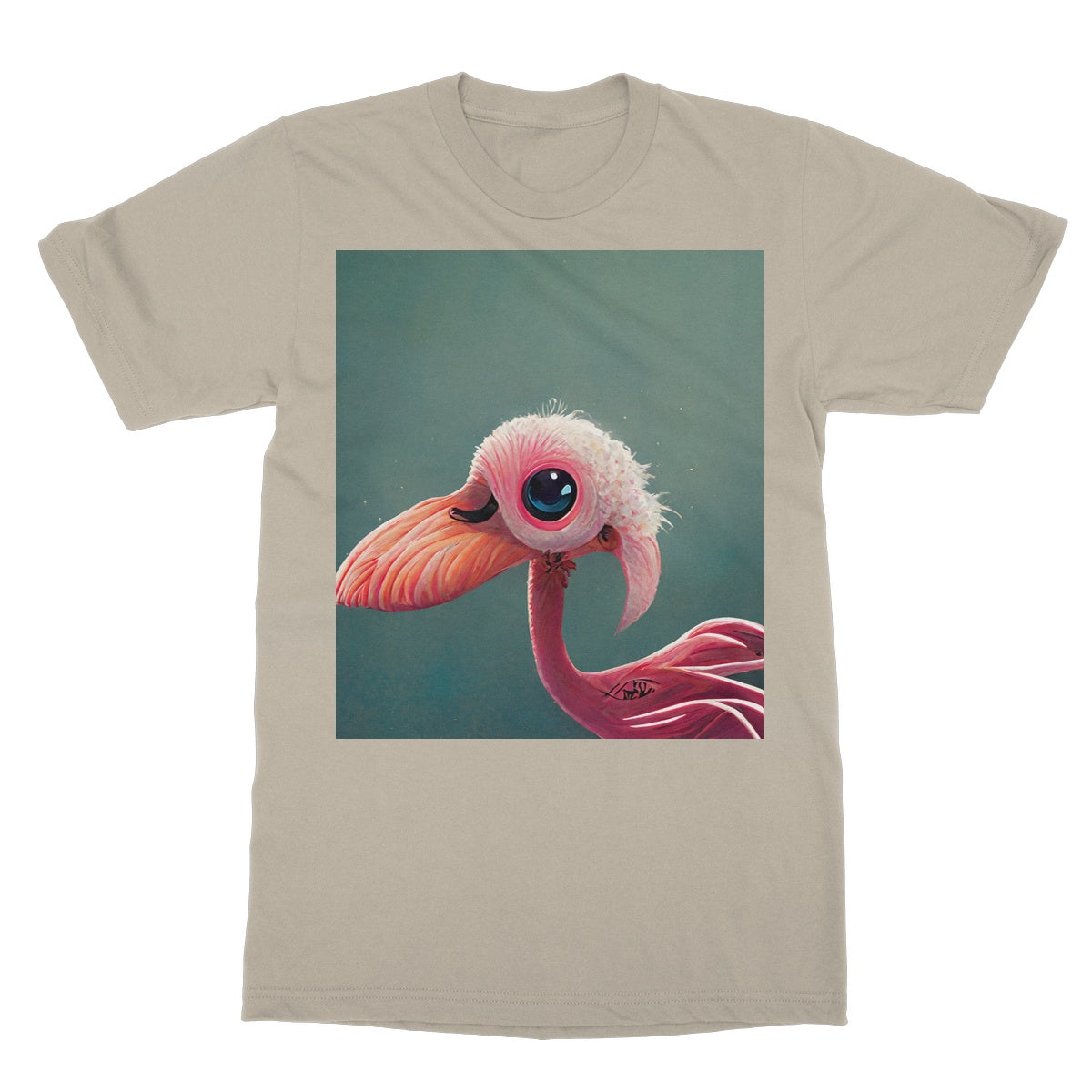 Baby Bird Flamingo Softstyle T-Shirt