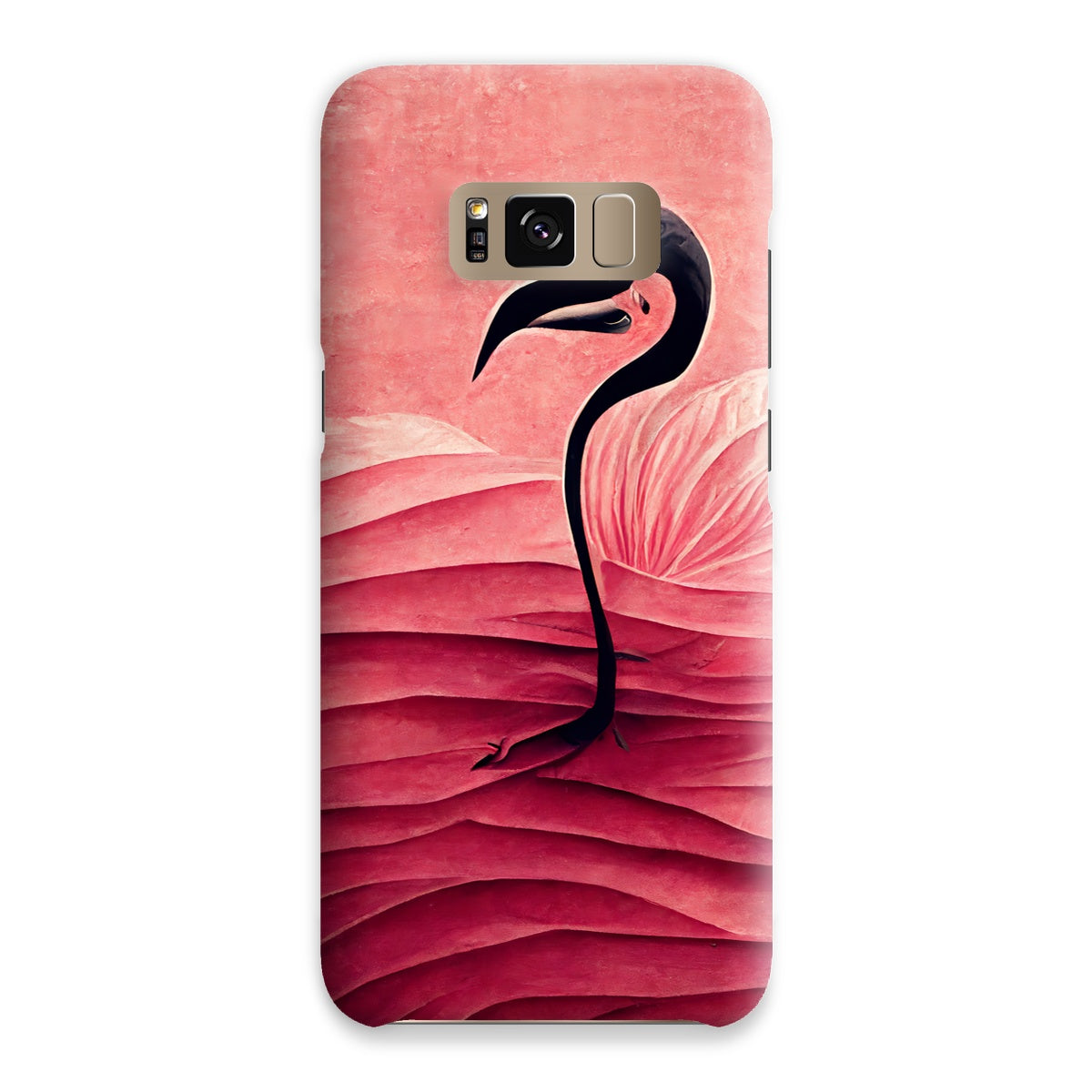 Flamingo Folds Snap Phone Case